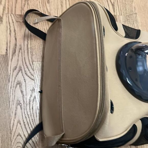 LOLLIMEOW PET BUBBLE‎ CARRIER BACKPACK OUTDOOR TRAVEL LARGE CANVAS BREATHABLE - Picture 7 of 8